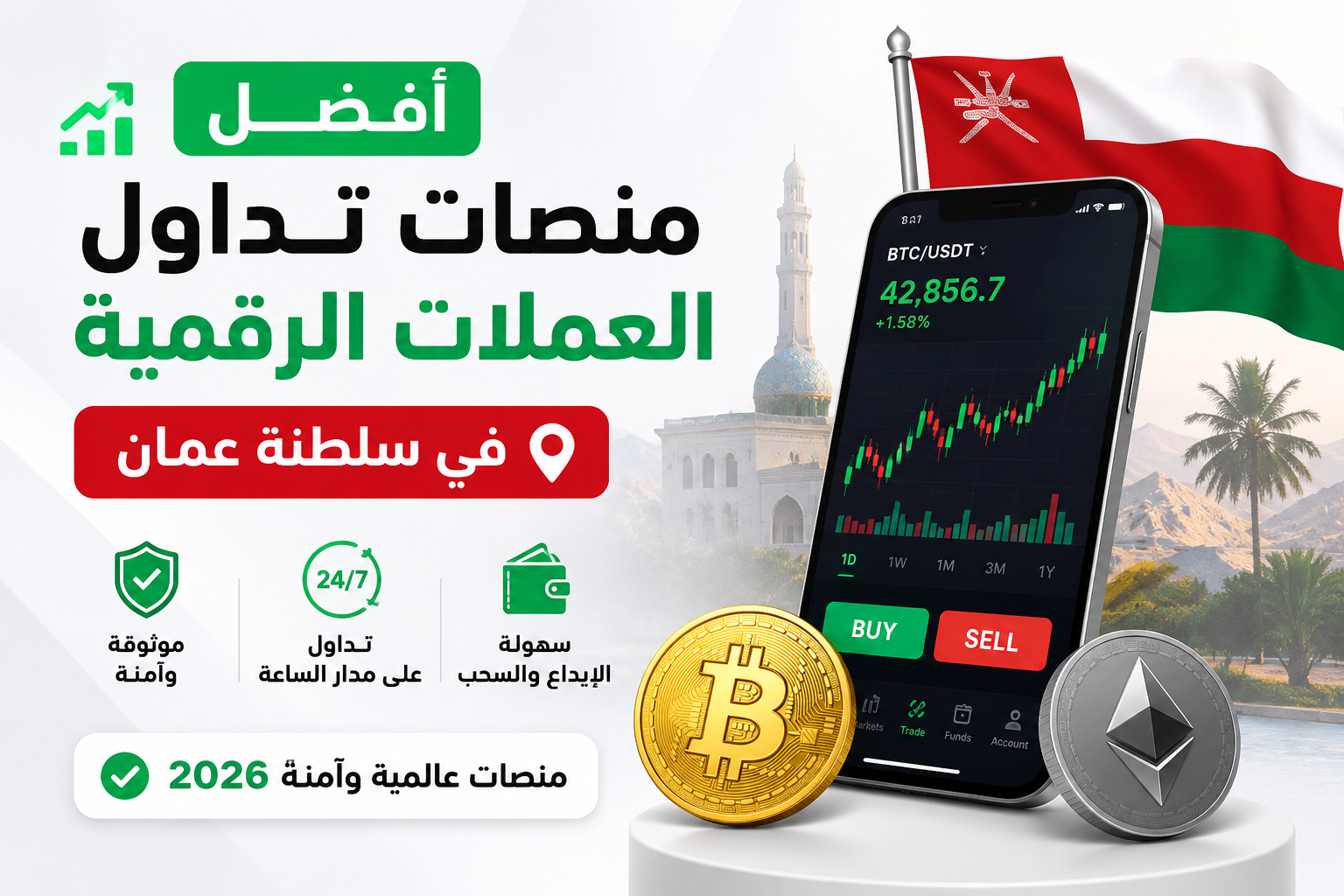 تداول العملات الرقمية في سلطنة عمان
